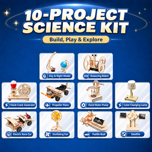 10-Project Selected DIY STEM Science Kit for Kids project contents
