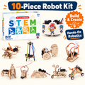 10-Piece Robot Kit DIY STEM kit product photo