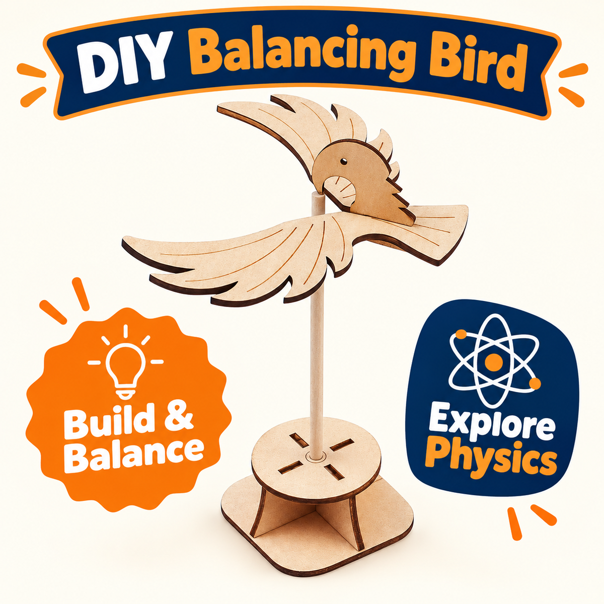 Balancing Bird DIY STEM kit product photo