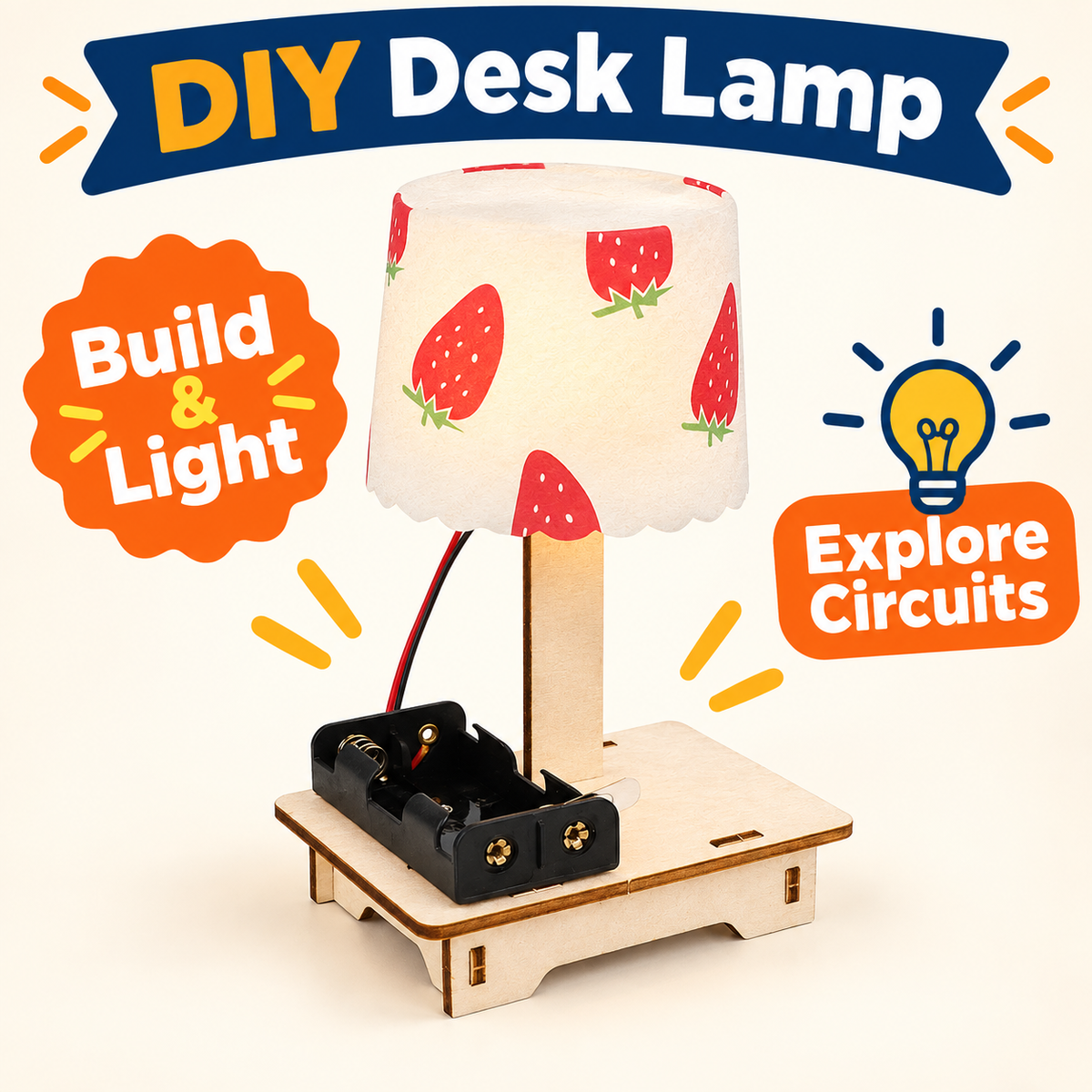 Desk Lamp DIY STEM kit product photo