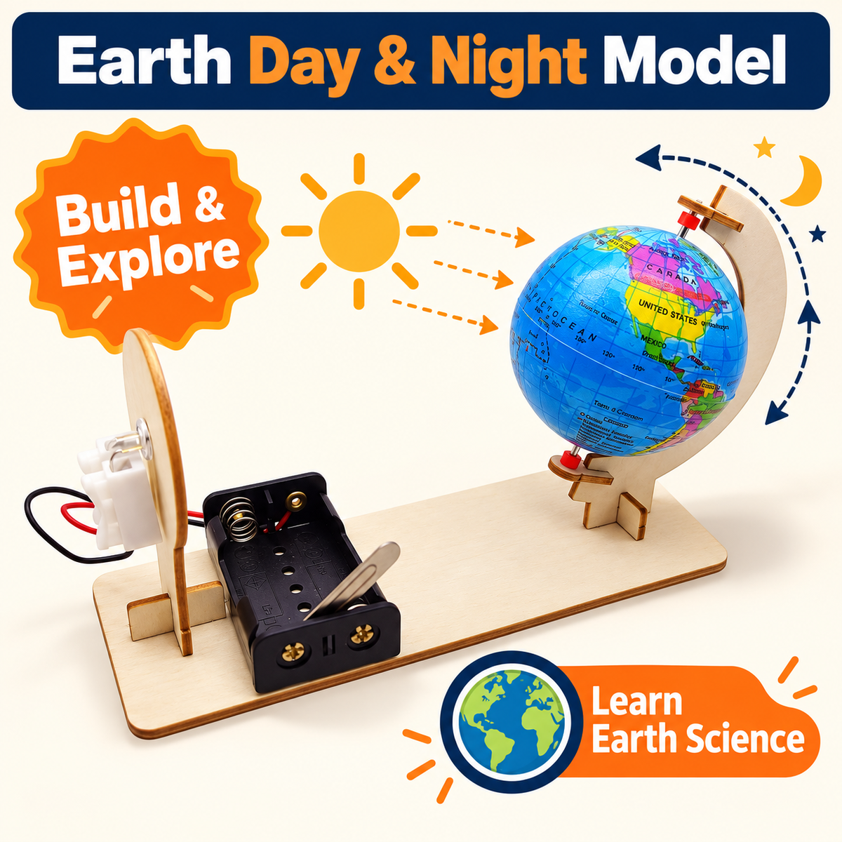 Earth Day & Night Model DIY STEM kit product photo