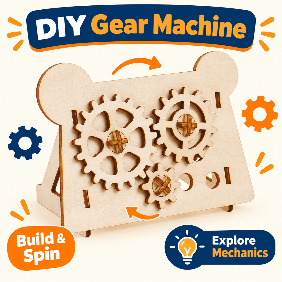 Gear Machine DIY STEM kit product photo