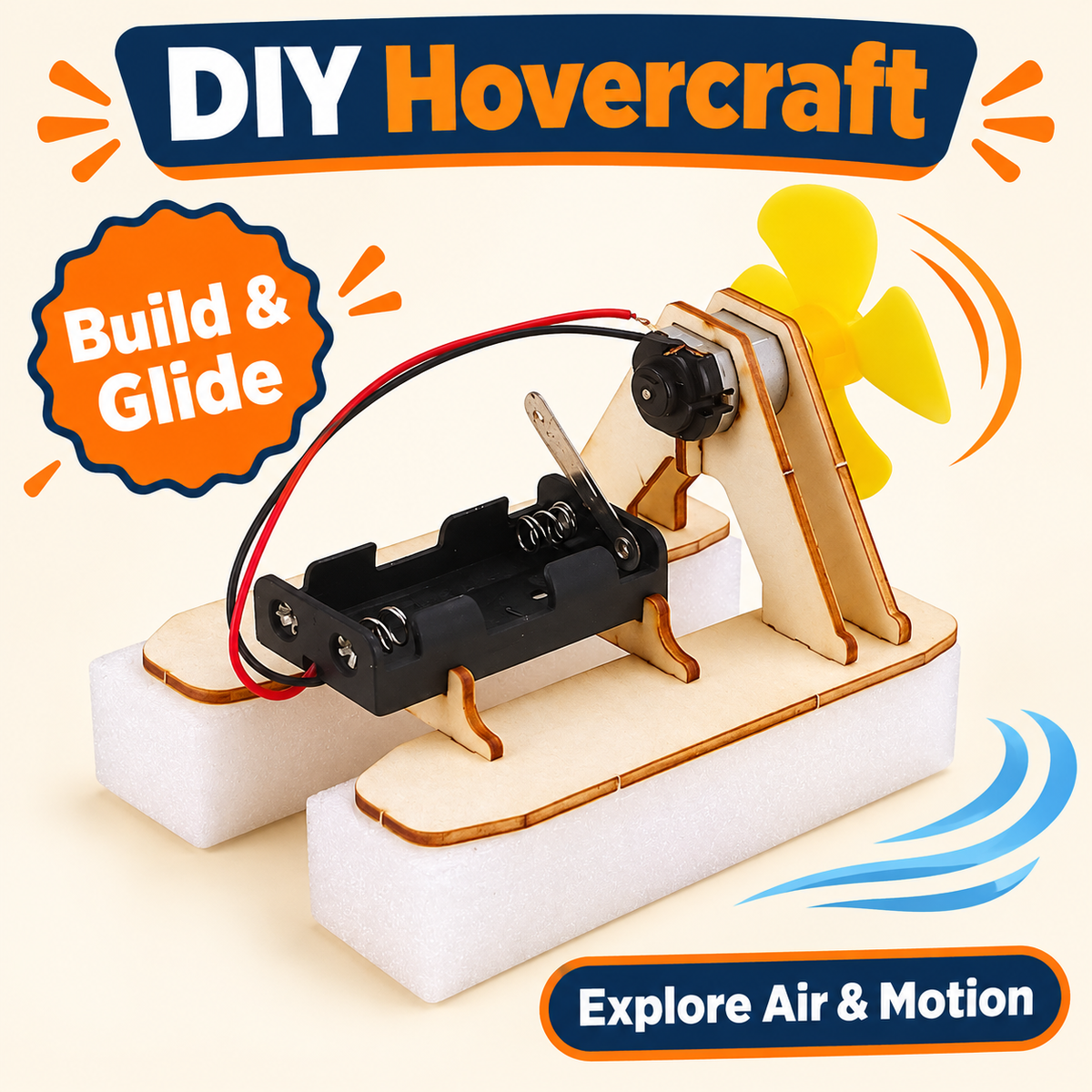 Hovercraft DIY STEM kit product photo