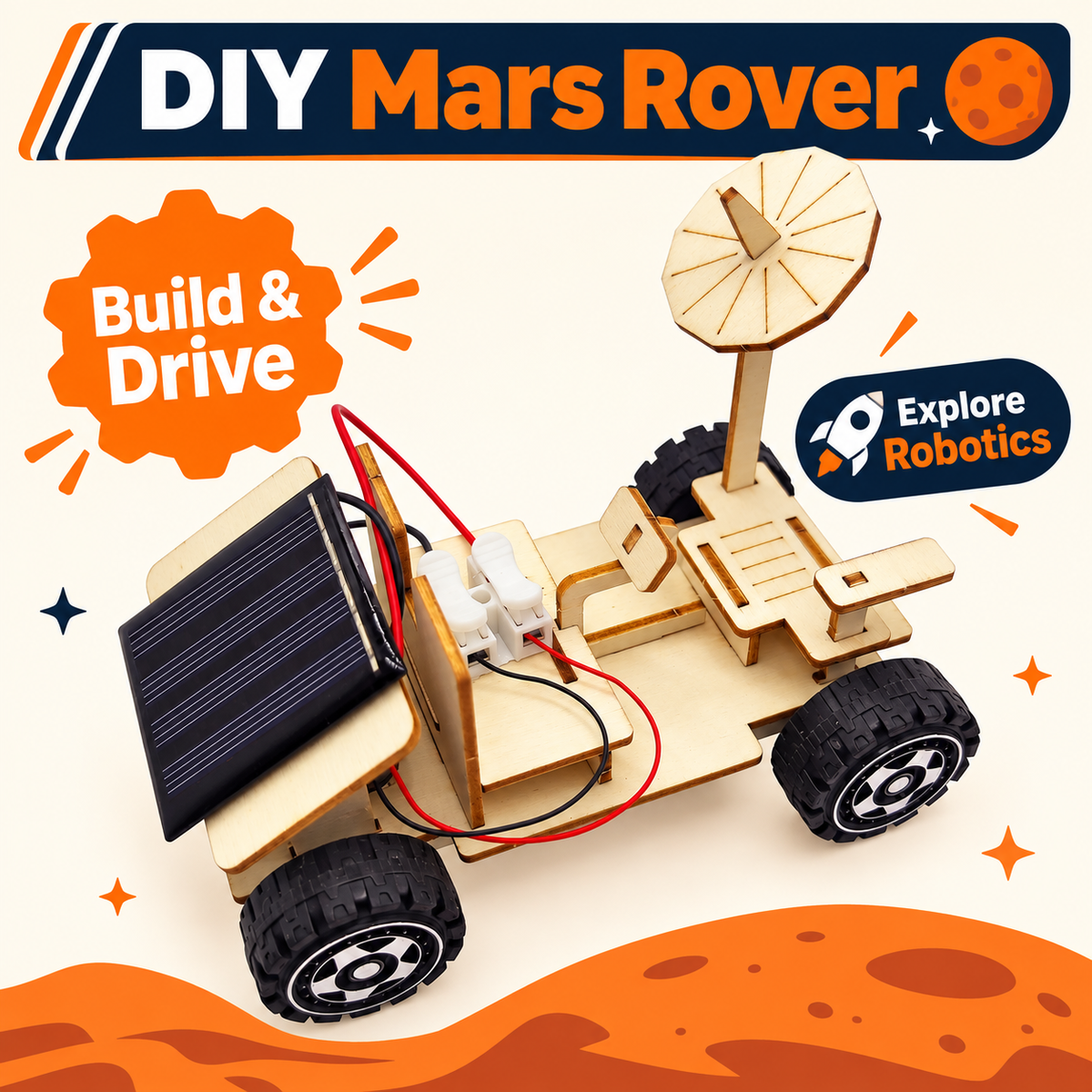 Mars Rover DIY STEM kit product photo