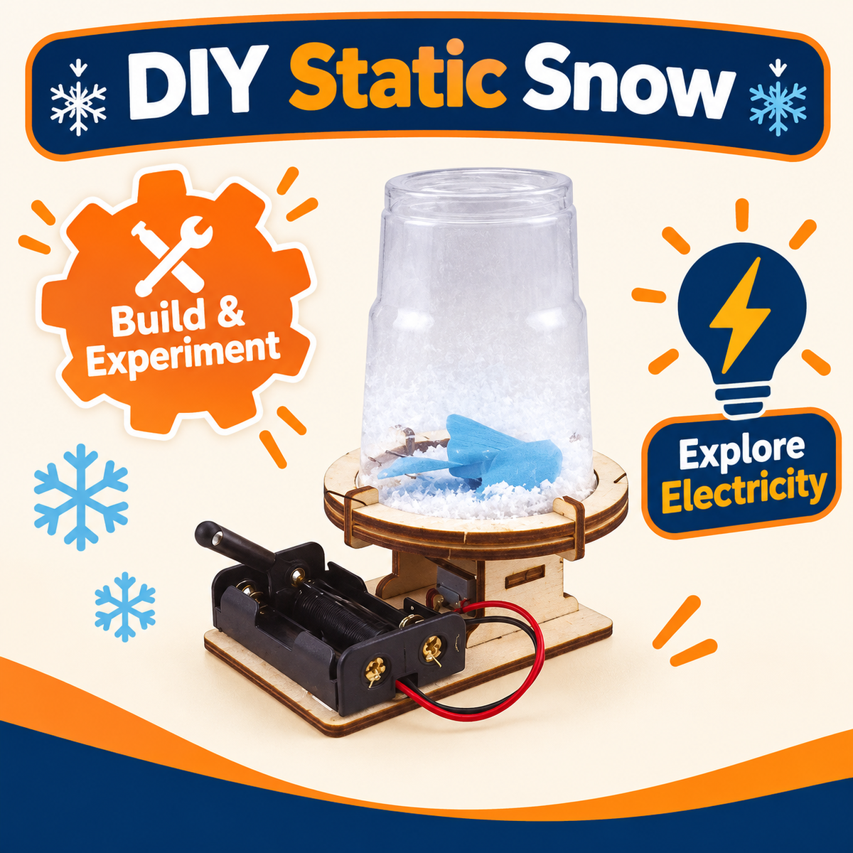 Static Snow DIY STEM kit product photo