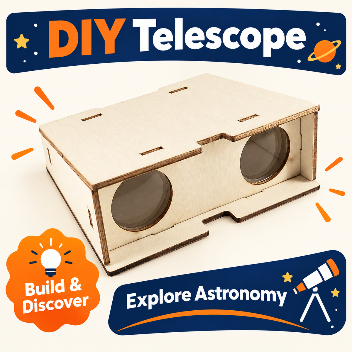 Telescope DIY STEM kit product photo